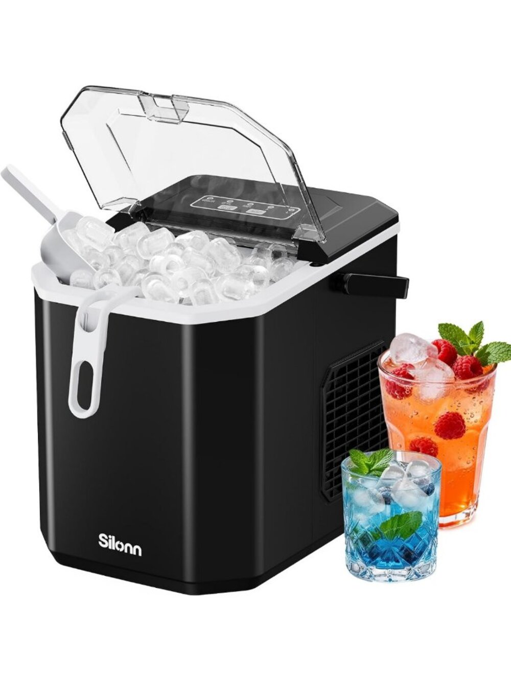 Portable Ice Maker Machine - Self-Cleaning, 26 lbs Daily, Ideal for Home